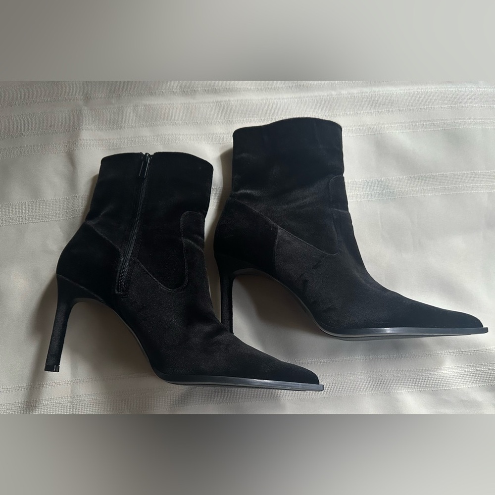 Zara Black Ankle Boots - Picture 11 of 14